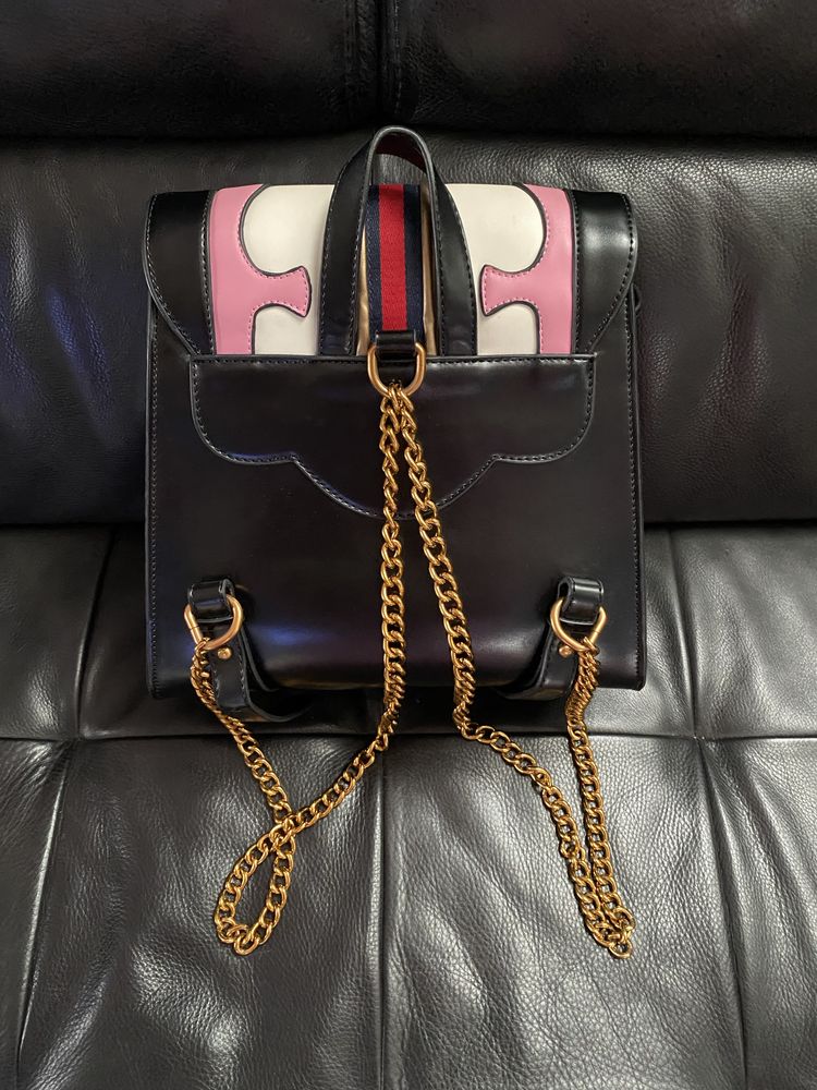 Шкіряний рюкзак Gucci GG (натуральна шкіра)