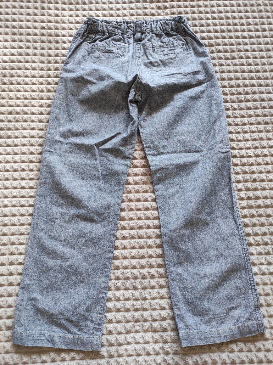 Spodnie dla chłopca cienki jeans 110-116