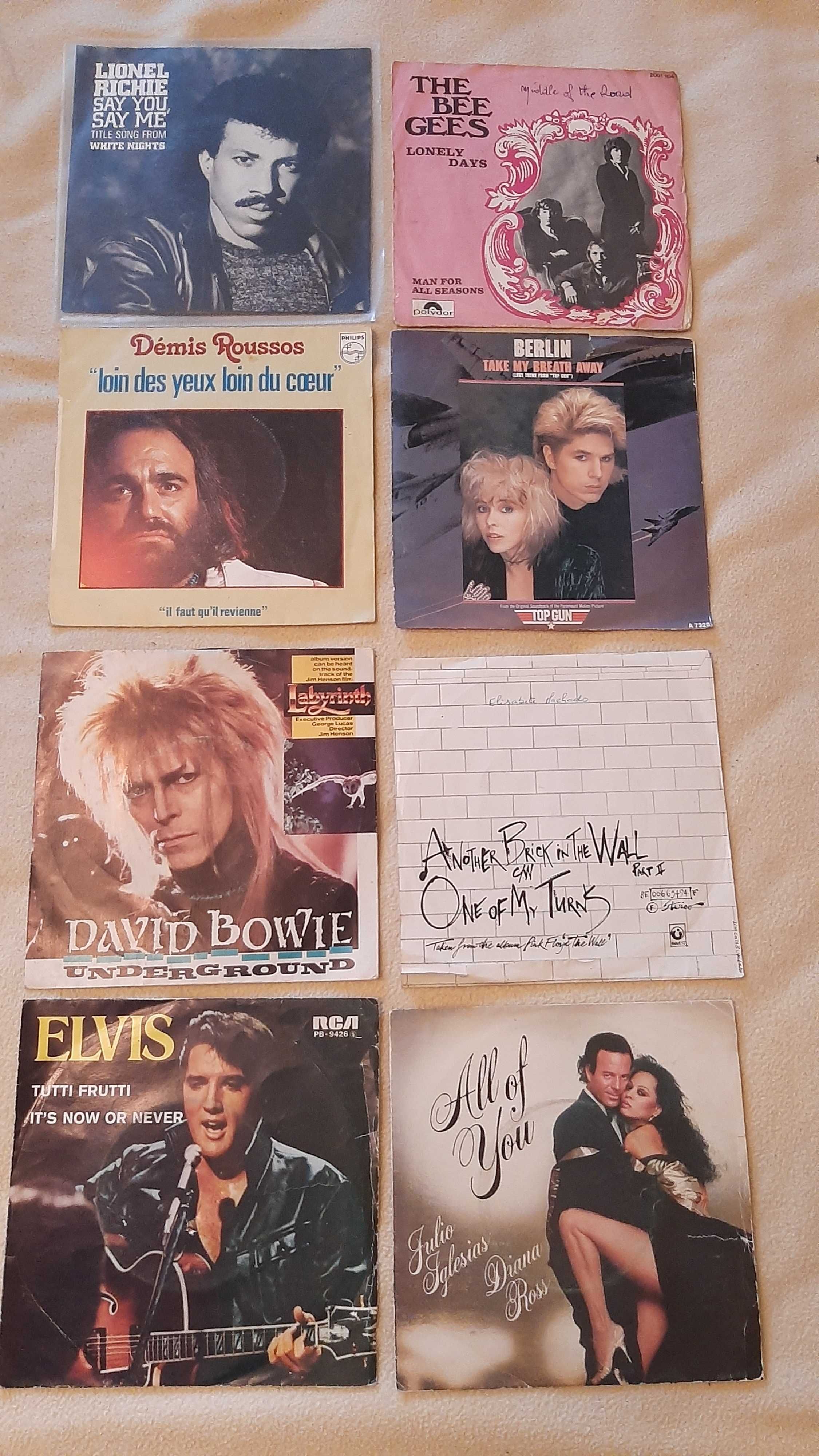 vinis ou discos de vinil antigos