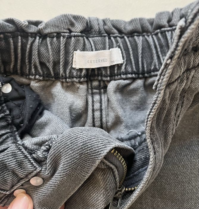 Spódniczka jeansowa Reserved 128 szara