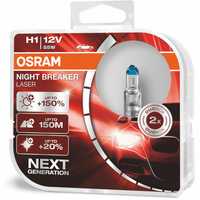 H1/H3/H4/H7 OSRAM Night Breaker+150% 64150NL/64151NL/64193NL/64210NL