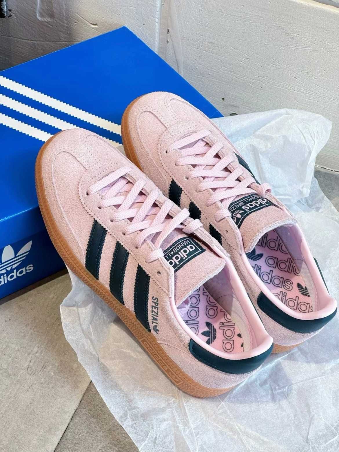 adidas Handball Spezial Clear Pink Arctic Night (Women's) 40