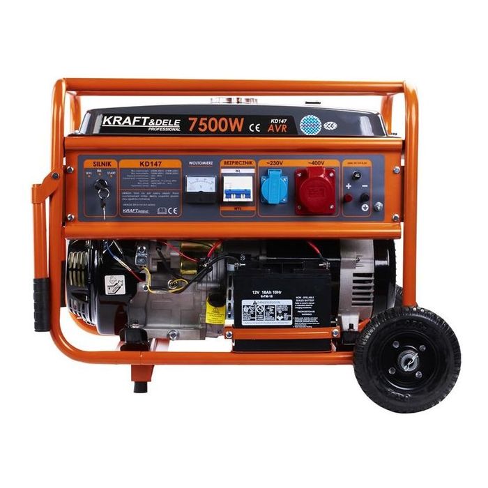 Nowy agregat generator prądotwórczy 7500 W 230/400V