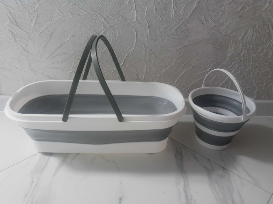 Wiadro składane duże+małe gratis