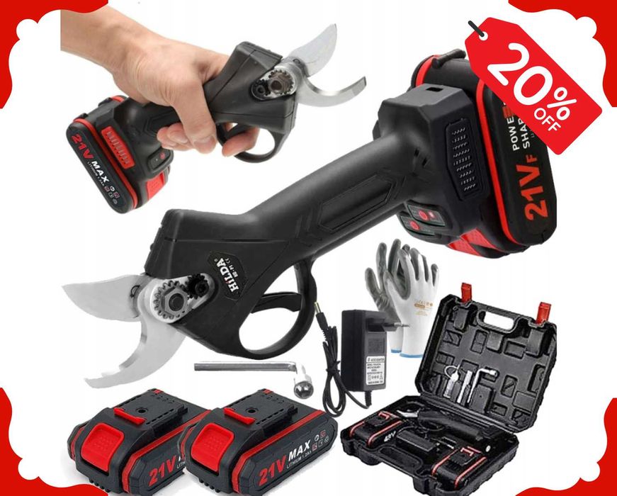 Nowy SEKATOR Akumulatorowy Pilarka Nożyce Piła Elektryczna XXL (-20%)