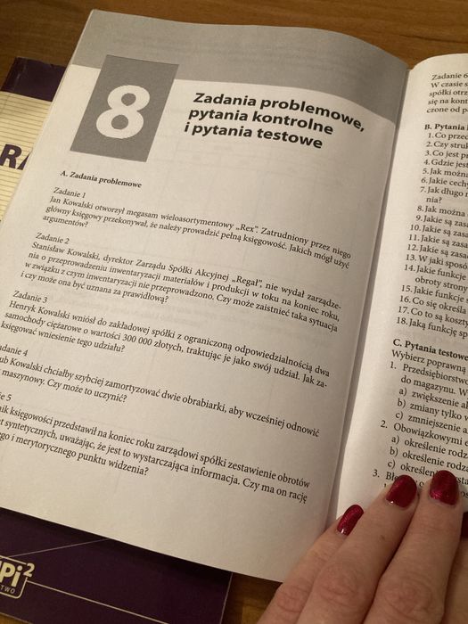 Rachunkowość część 1 zeszyt ćwiczeń 2 i rozwiązania
