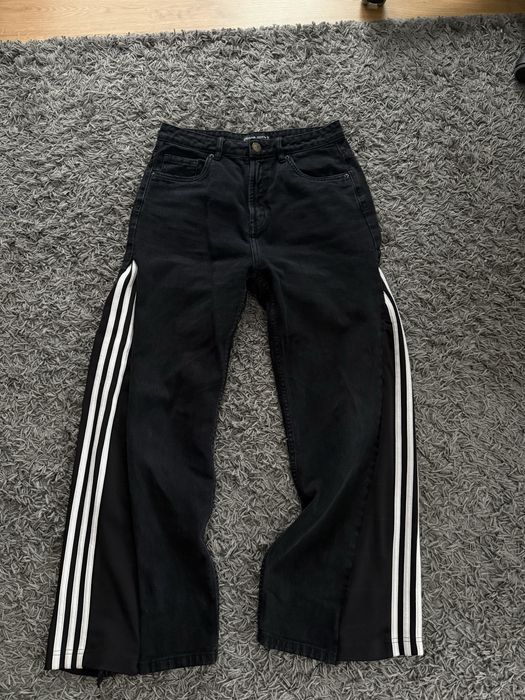 adidas x jeans spodnie custom