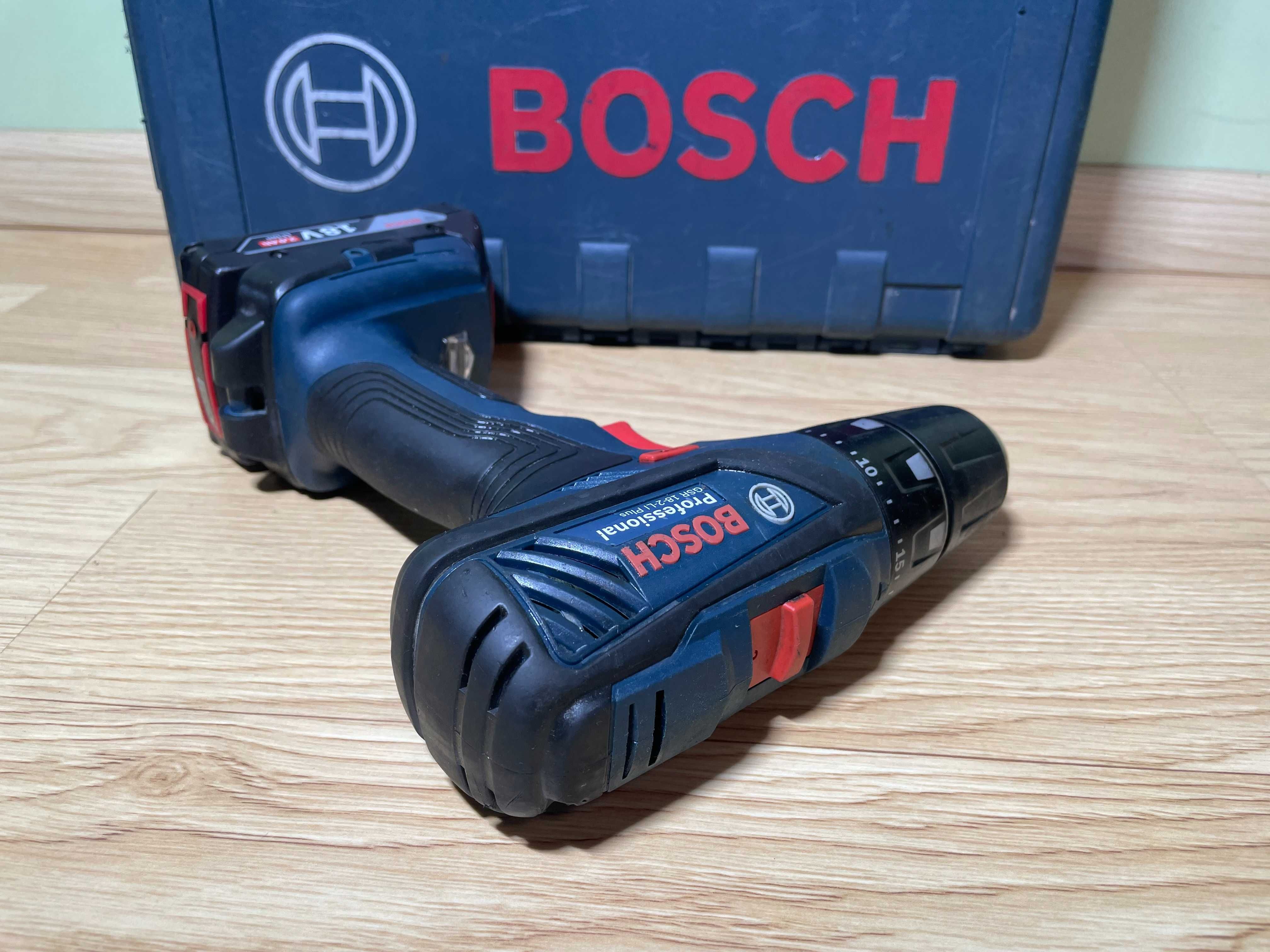 Bosch GSR 18-2-LI Plus Акумуляторний дриль-шуруповерт (оригінал)