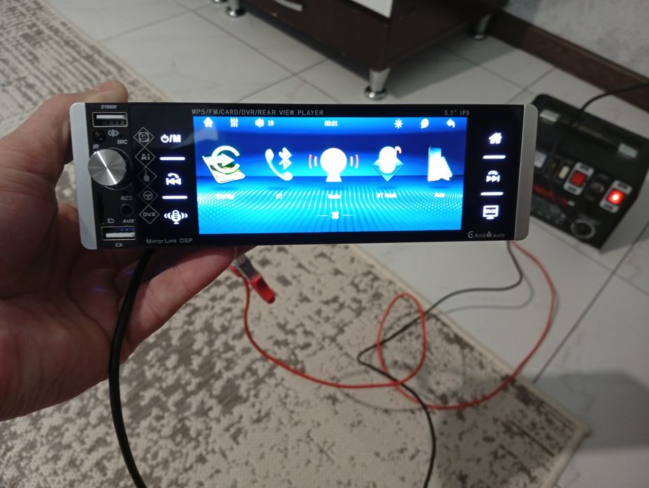 Автомагнітола 1din CarPlay _ AndroidAuto