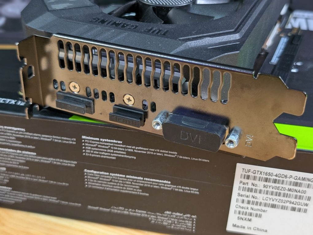 ASUS TUF Gaming GTX 1650 4GB (GDDR6) Гарантія | XPC
