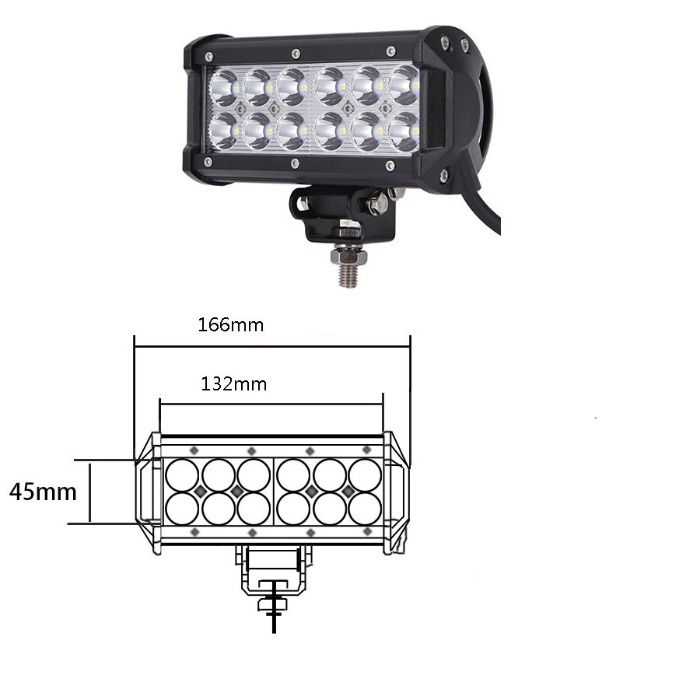 BARRA LED 18W/ 36W/ 54W/ 72W/ 90W/ 108W/ 126W/ 144W/ 180W/ 240W/ 300W