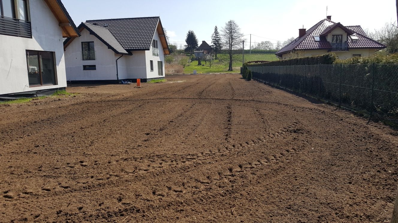 Zakładanie trawników, niwelacja terenu, system nawadniania ogrodu