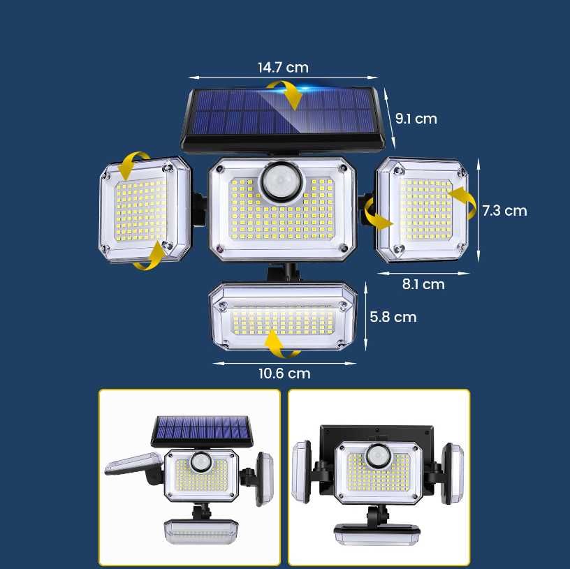 Lampa uliczna ARSA GO 8 W 3200 lm zasilanie solarne