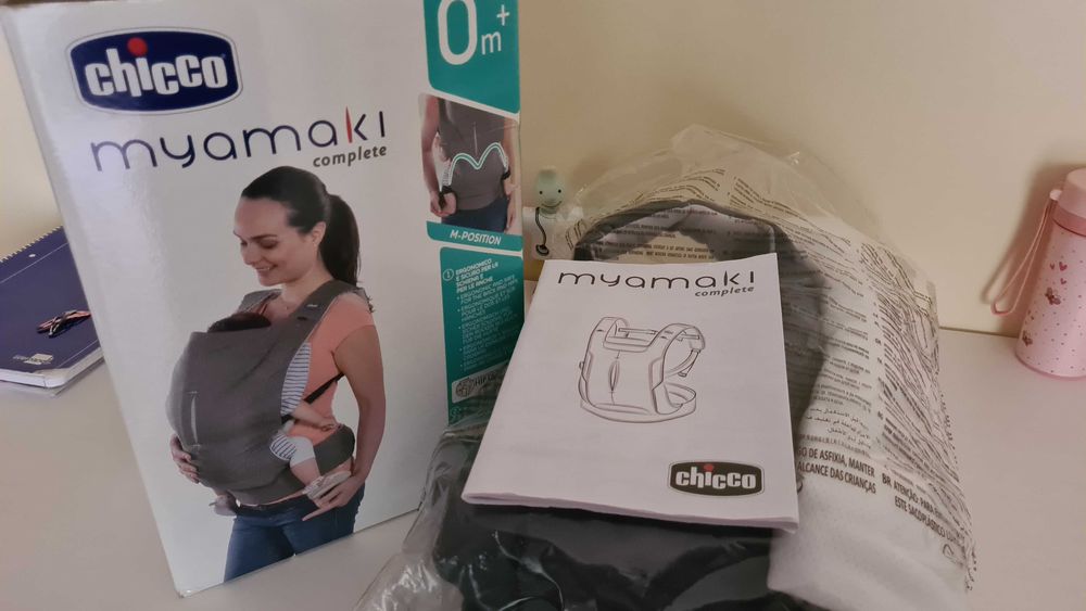 Marsupio myamaki chicco evolutivo multiposiçoes com redutor