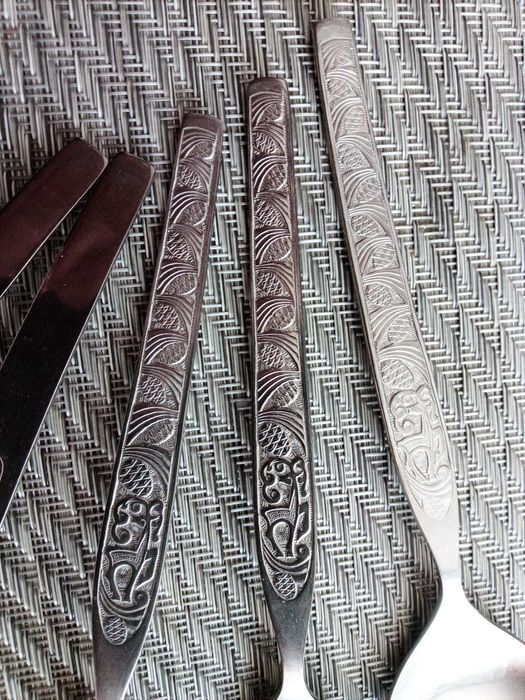 Sztućce z okresu ZSRR nierdzewne