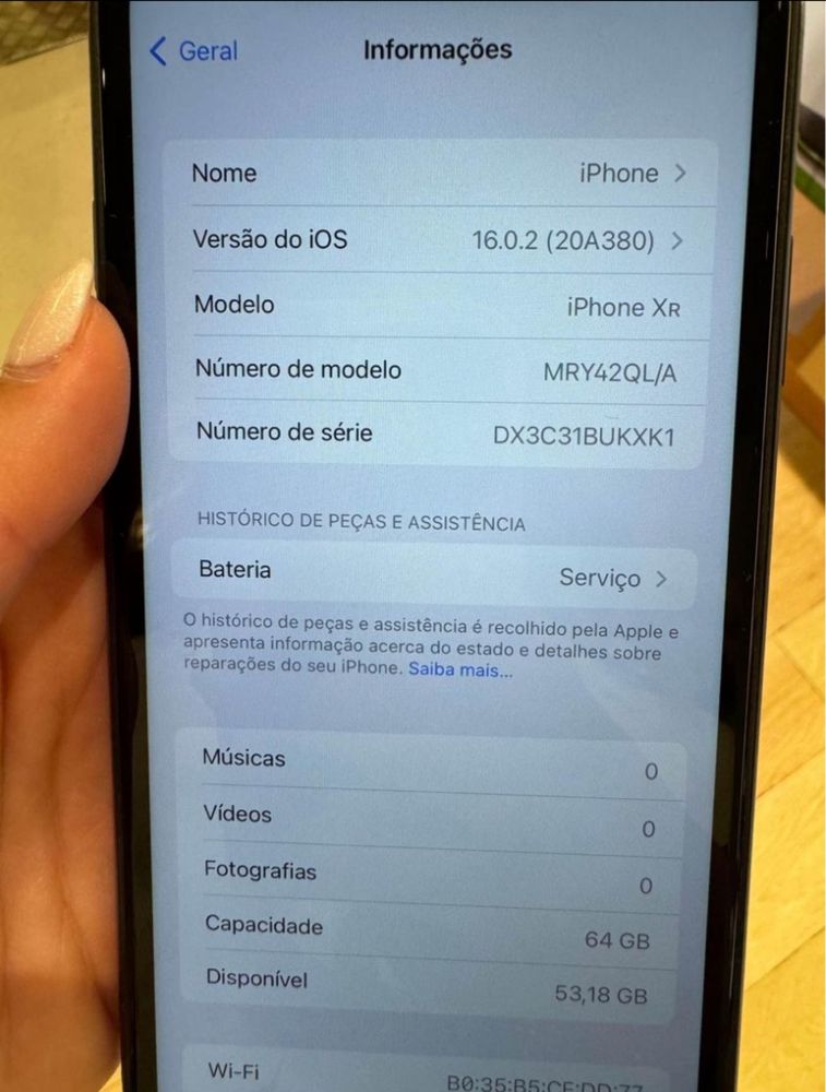 iPhone XR Preto.