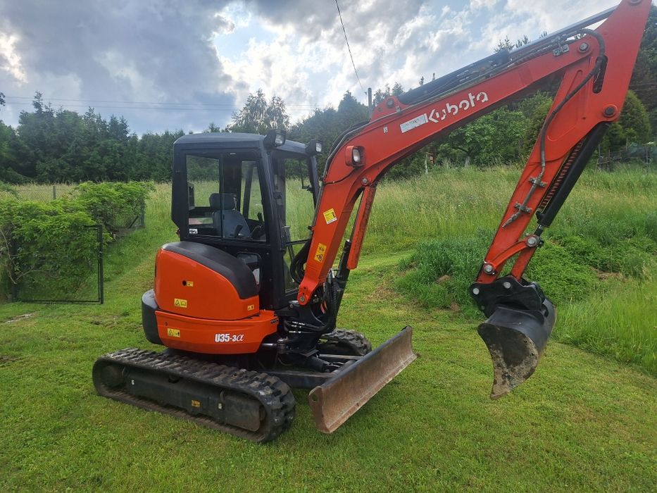 Koparka Kubota U35 , Minikoparka Kubota