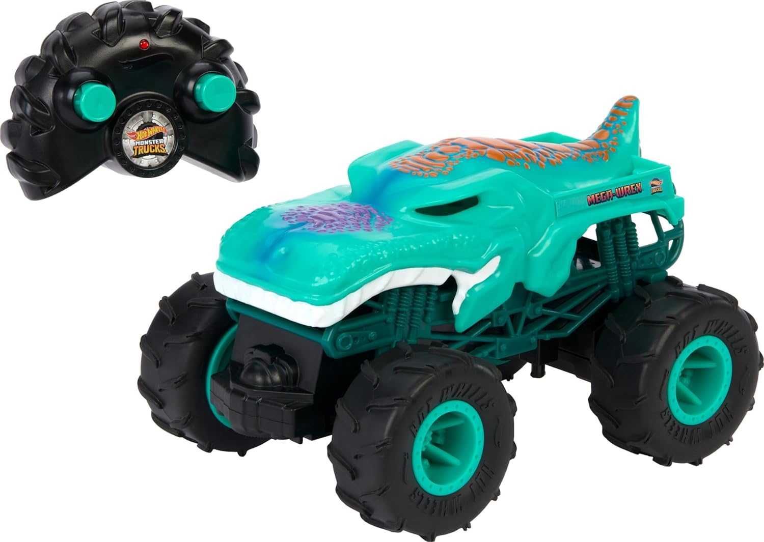 Hot Wheels Monster Truck RC, Mega-Wrex in 1:24 Машинка пульт хот вілс