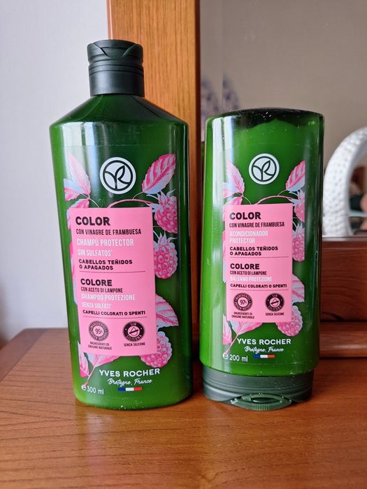 Conjunto Cor da YVES ROCHER com Vinagre de Framboesa