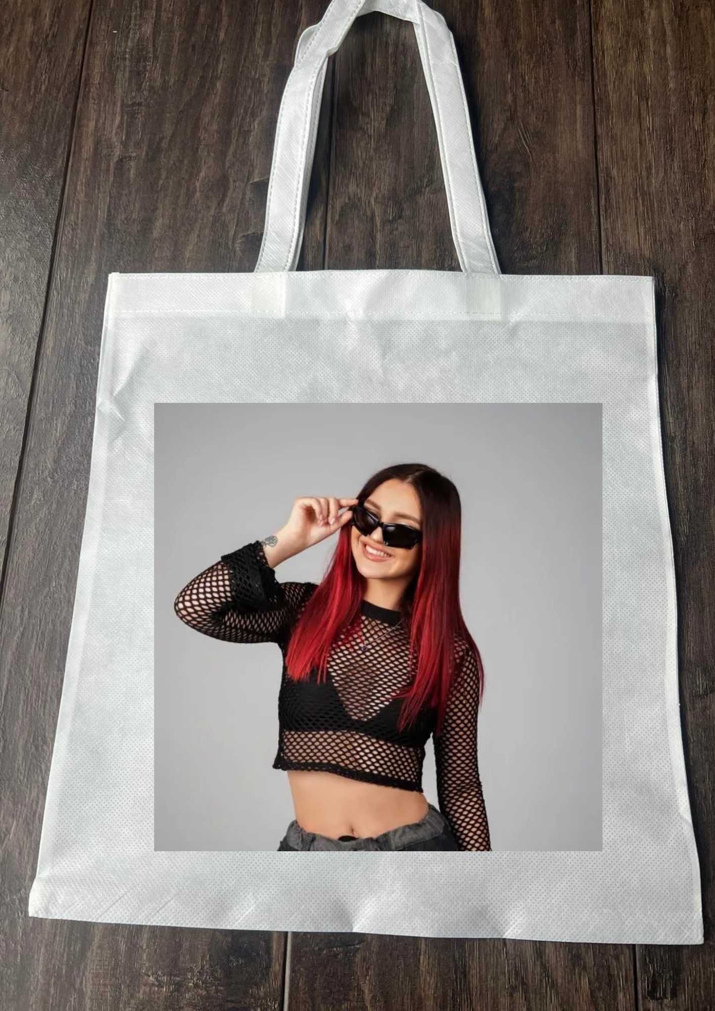Torba tote bag genzie white kartonii