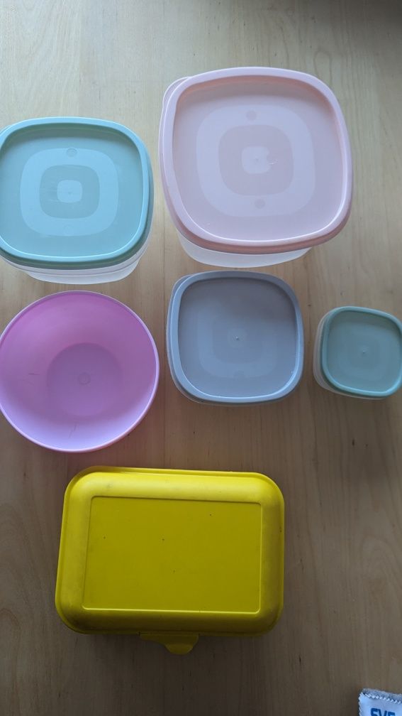 Pepco Lunchboxy 5 sztuk I talerzyk