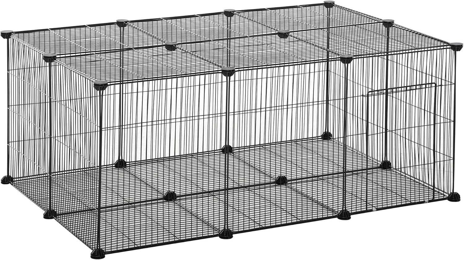 ENVIO GRÁTIS - Parque para animais de estimação, coelhos 105x70x45cm