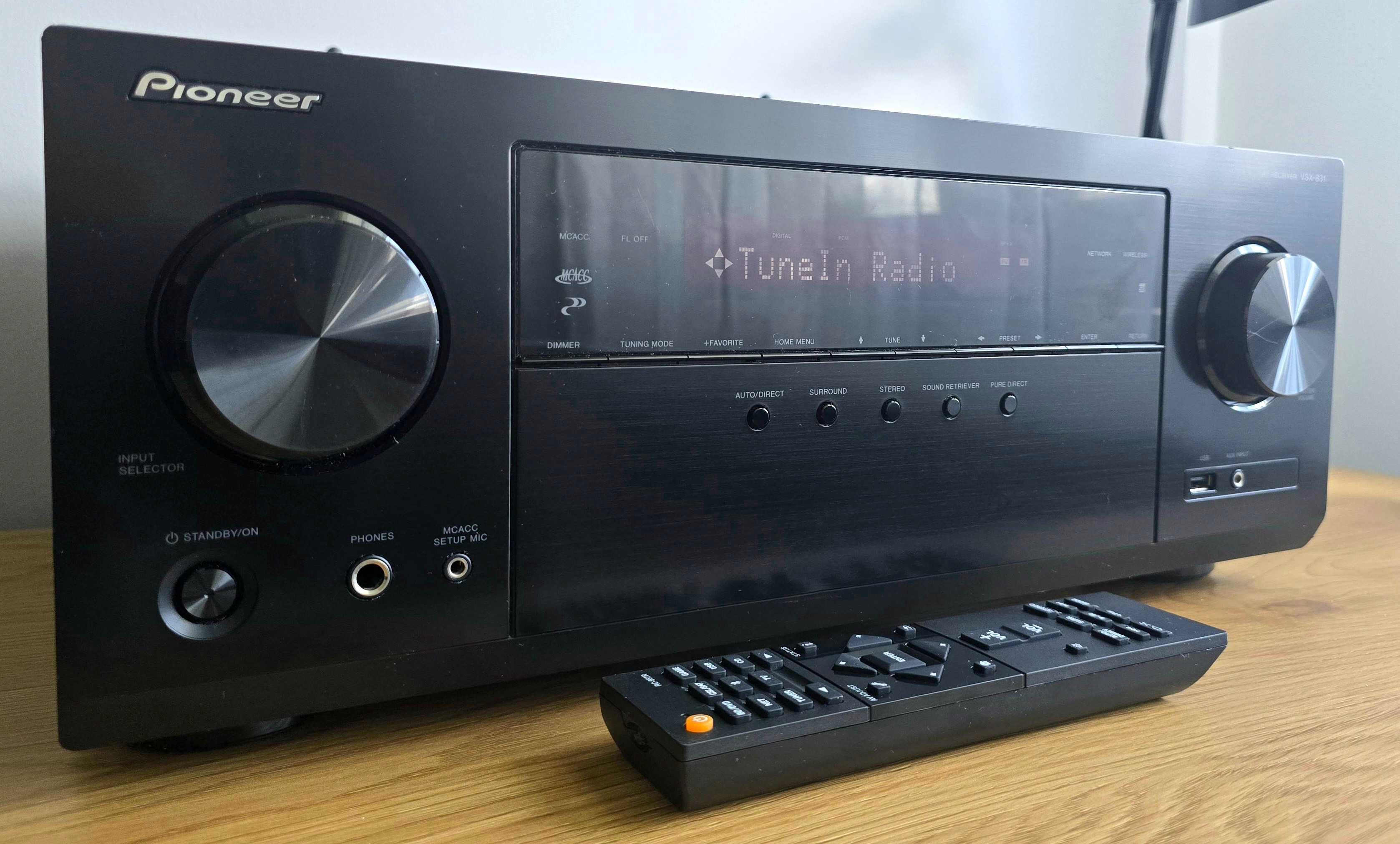 Pioneer VSX-831 Amplituner 5.2 Bluetooth WiFi Airplay Spotify HDMI 4K