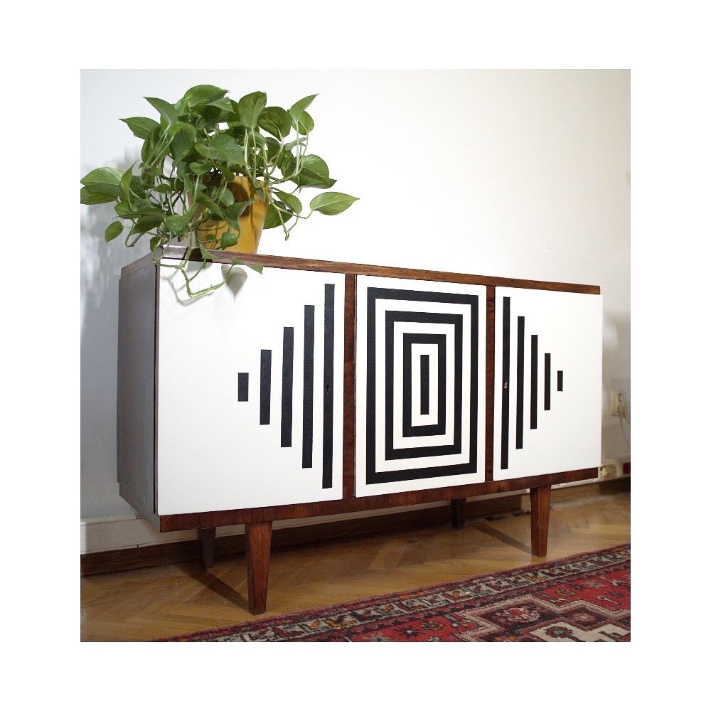 Komoda szafka sideboard vintage prl midcentury