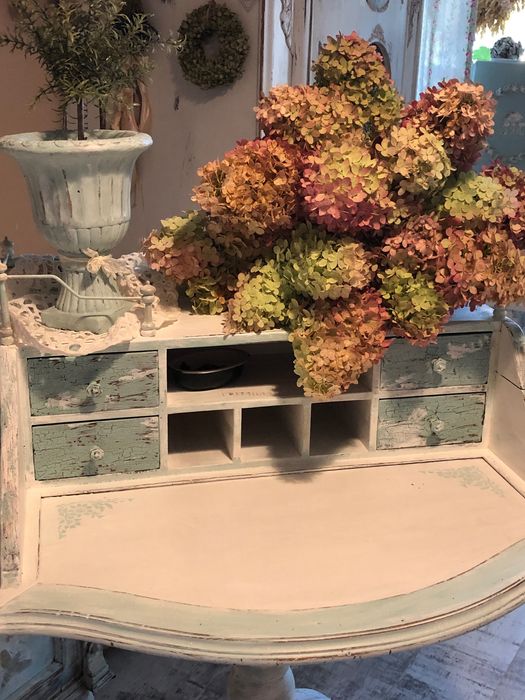 Sekretarzyk biurko Shabby chic Prowansja