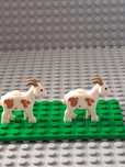 Zwierzęta Lego z zestawu Kingdoms 7189. Kozy , koń,  świnia.
