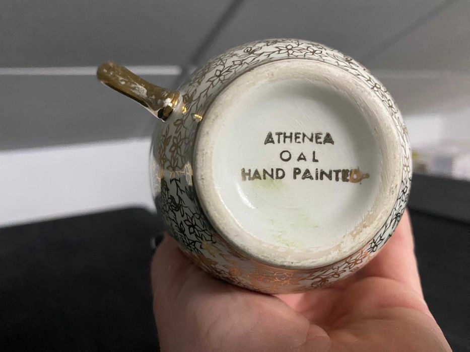 Conjunto várias peças, muito antigas e raras Athenea OAL Hand Painted