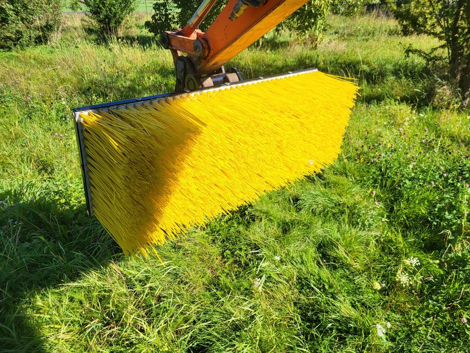 Szczotka, zamiatarka do koparki minikoparki 120cm pod szybkozłącze Ms0