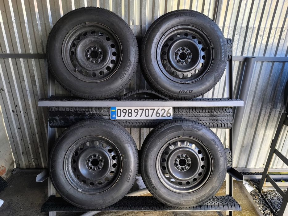 Колеса R15 5x98 6.5J ET27 ЦО 58.1 мм нова зима 215/65R15, 24 рік