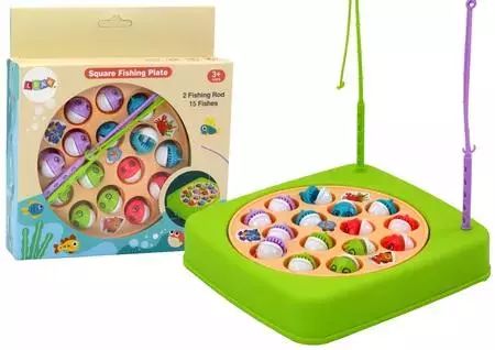 Łowienie rybek 15szt. Leantoys. Nowy Produkt