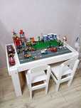Лего lego ігровий дитячий стіл детский столик розвиваючий для хлопчика