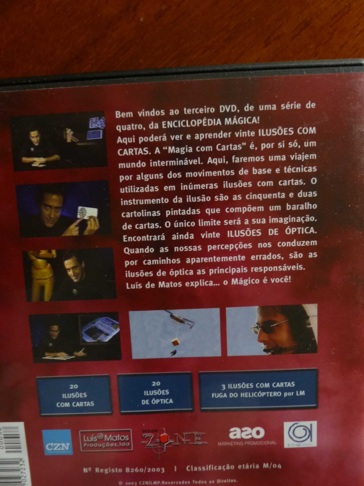 Luís de Matos - Enciclopédia Mágica - 4 DVD - Magia