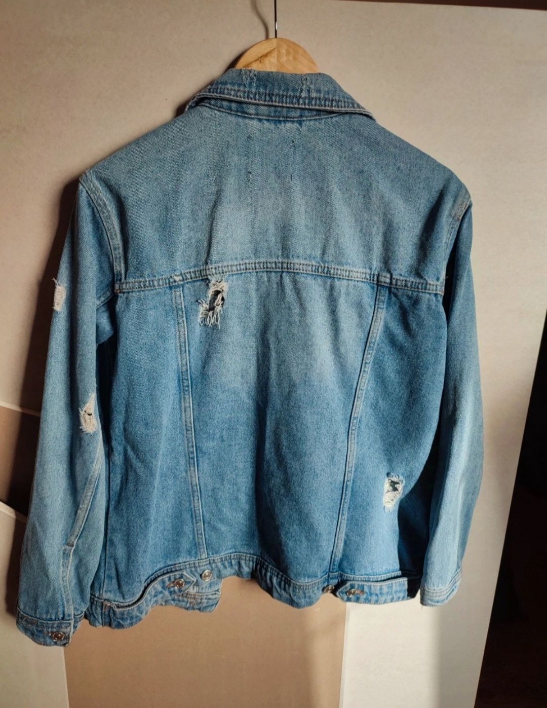 Kurtka katana jeansowa Stradivarius M