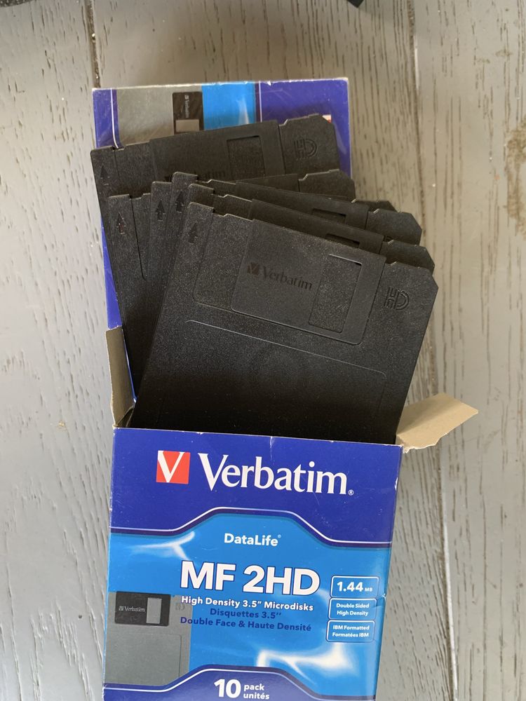 Дискеты Verbatim MF 2HD.  3.5" 1.44 Mb .