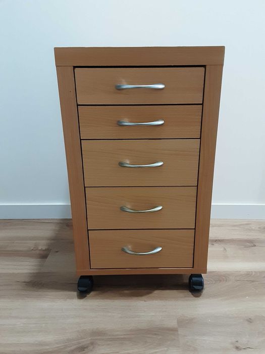 Móvel de Apoio com Gavetas em Madeira