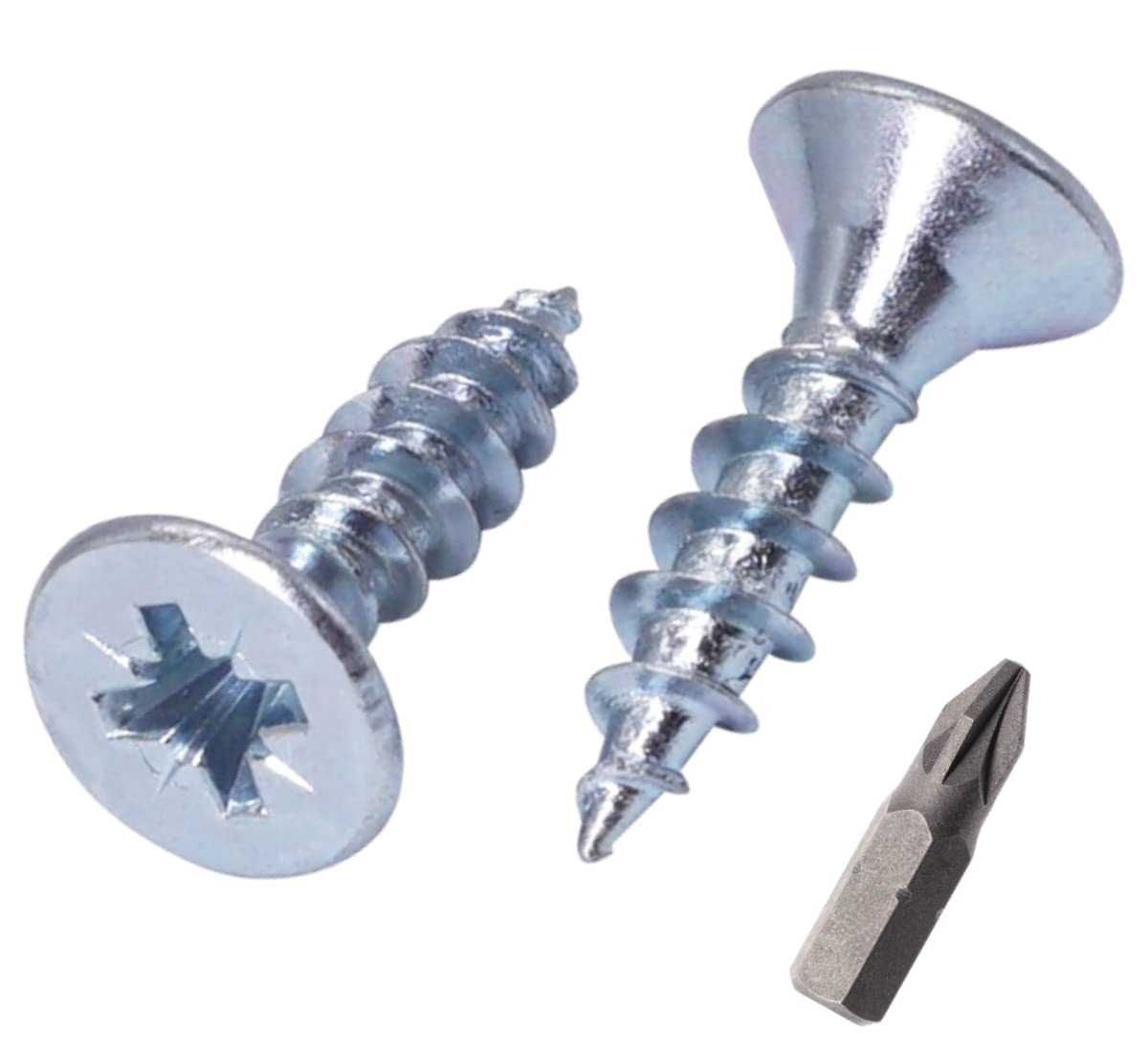 lote de 1000 parafusos de aço 5,0 x 16 mm (1648)