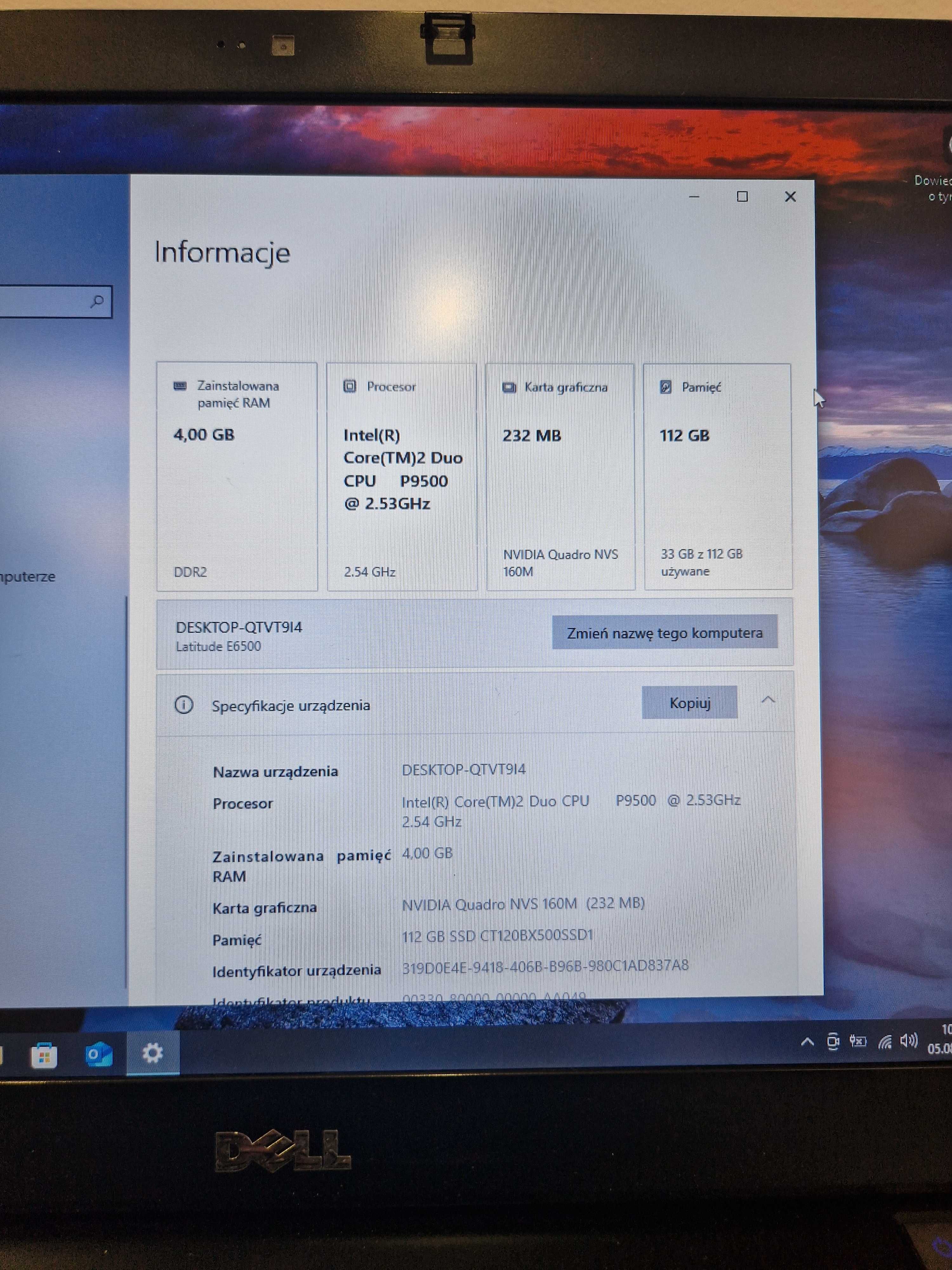 Dell Latitude E6500