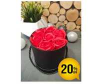 *PROMO*DUŻY Flower BOX *Dzień kobiet*Róże mydlane**Pudełko z różami*