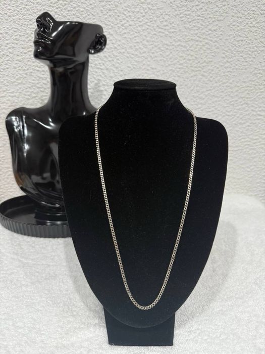 Srebrny łańcuszek 925, 53 cm, 8.41 g, elegancki splot