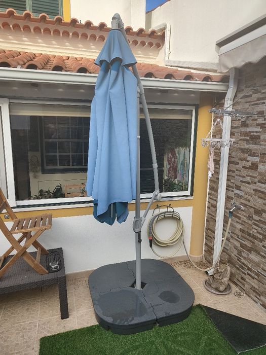 Base chapéu de Sol e chapéu de Sol