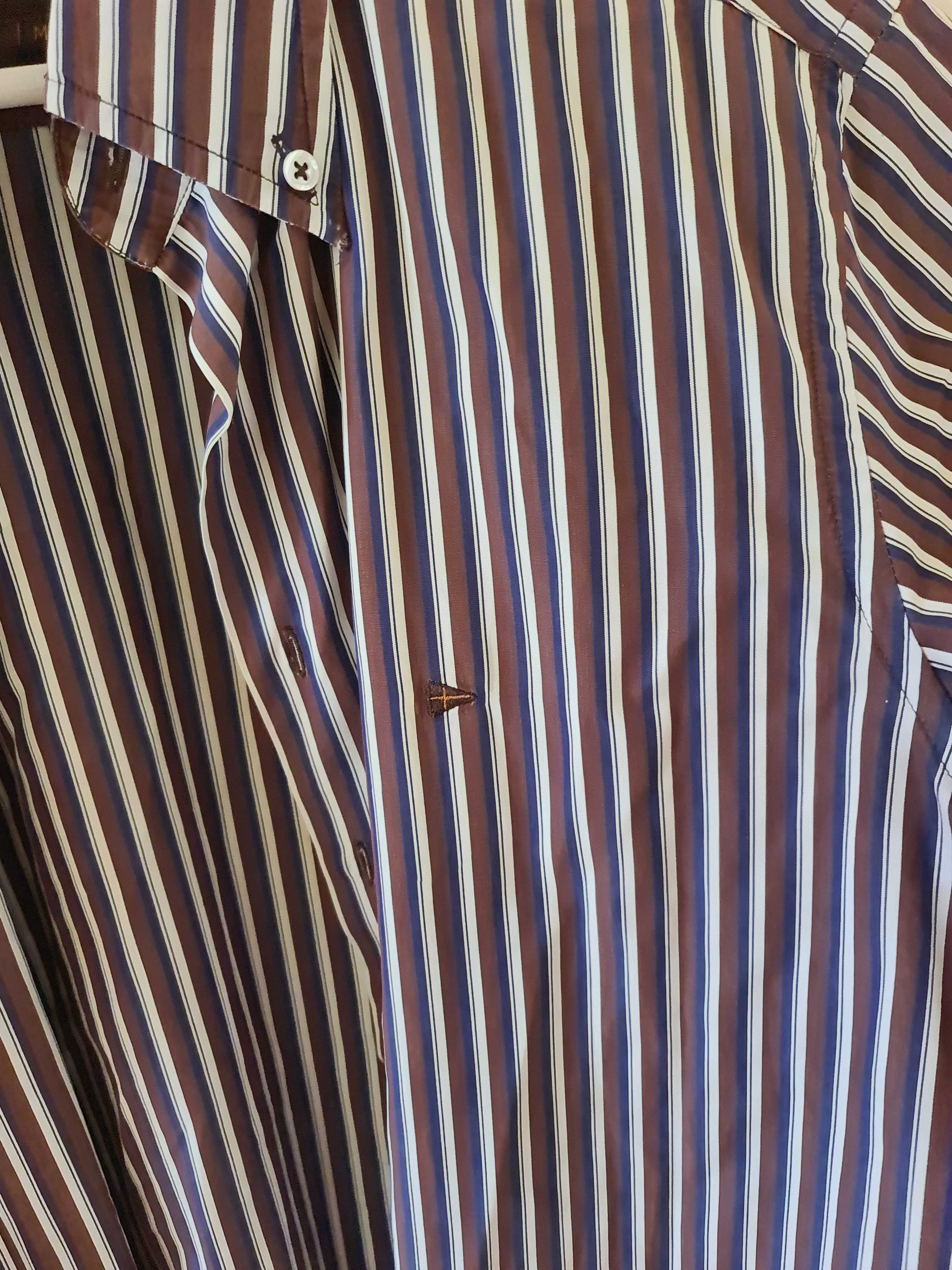 Camisa Dunil Slim Fit Tamanho M Manga Curta Shirt
