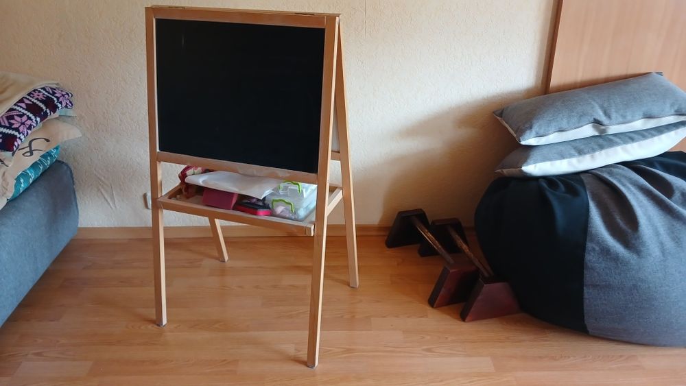 Доска детская для рисования мелом, маркером