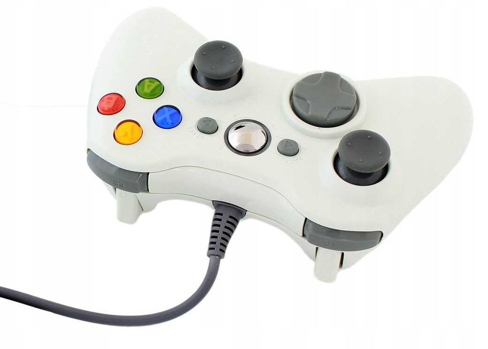 Pad PC XBOX 360 przewodowy kontroler USB biały Video-Play