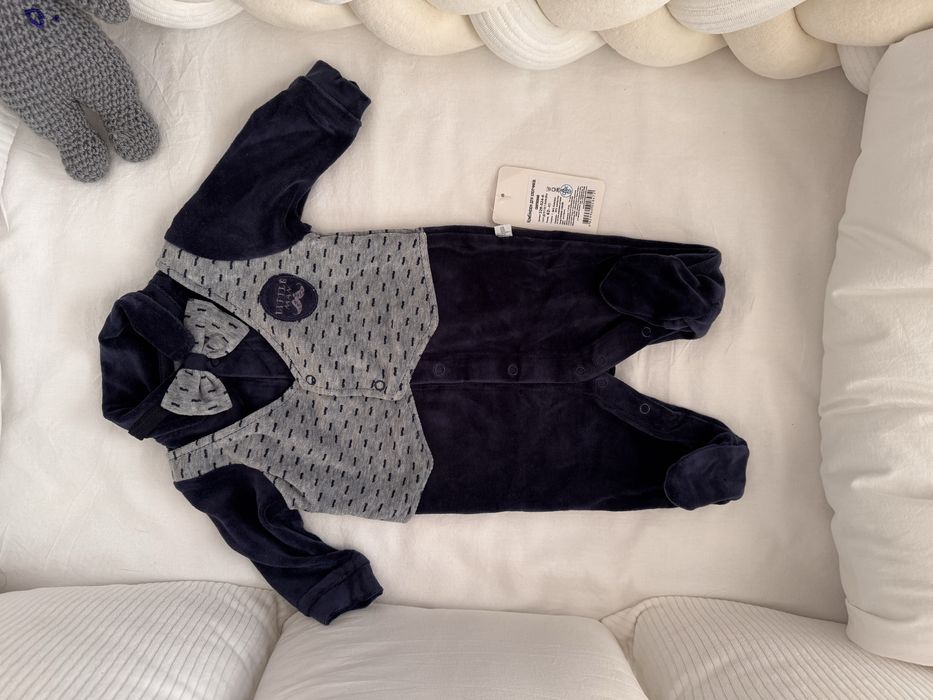 Чоловічок велюровий на хлопчика « костюм з метеликом»