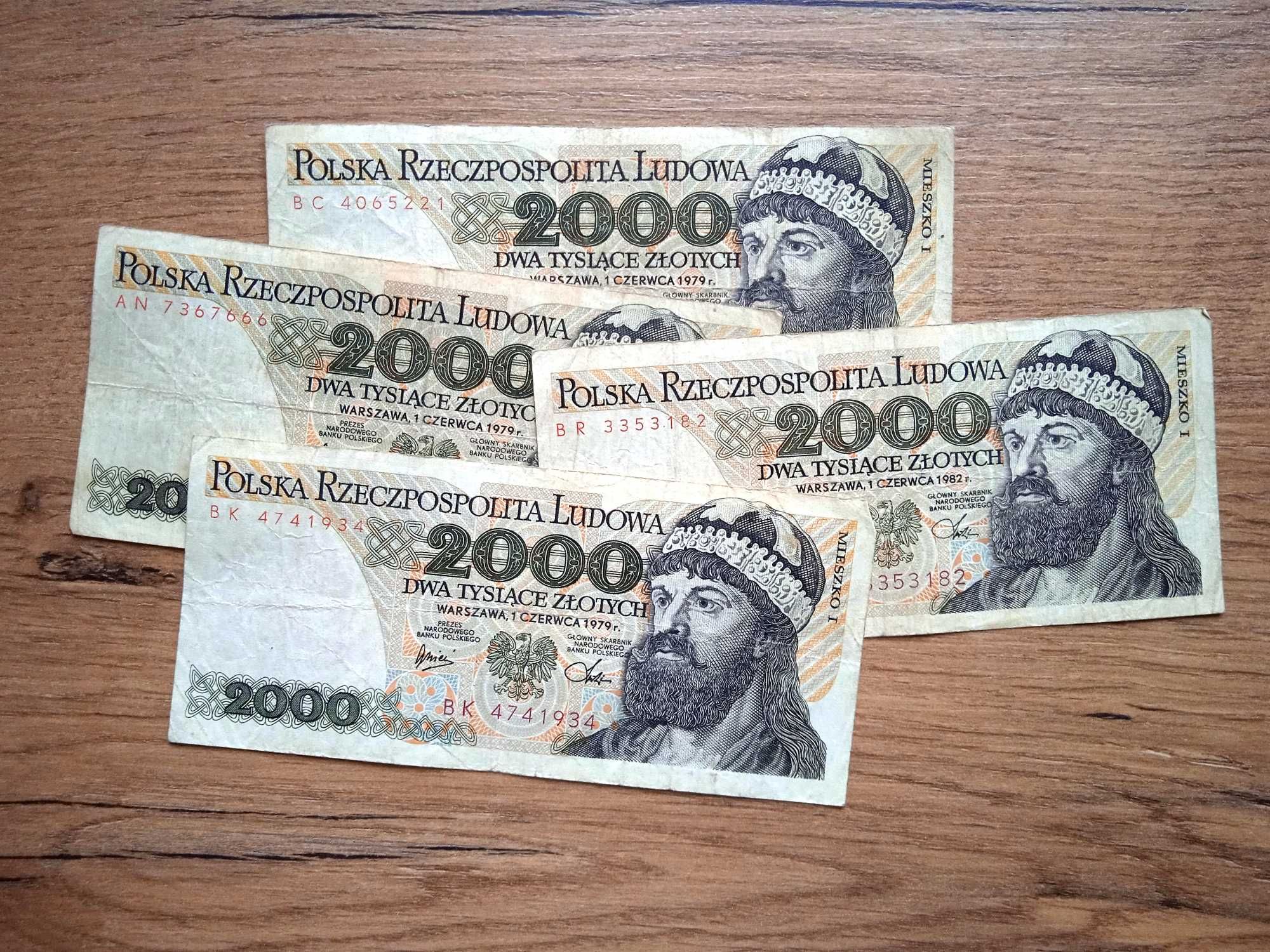 Banknoty PRL  2000 zł