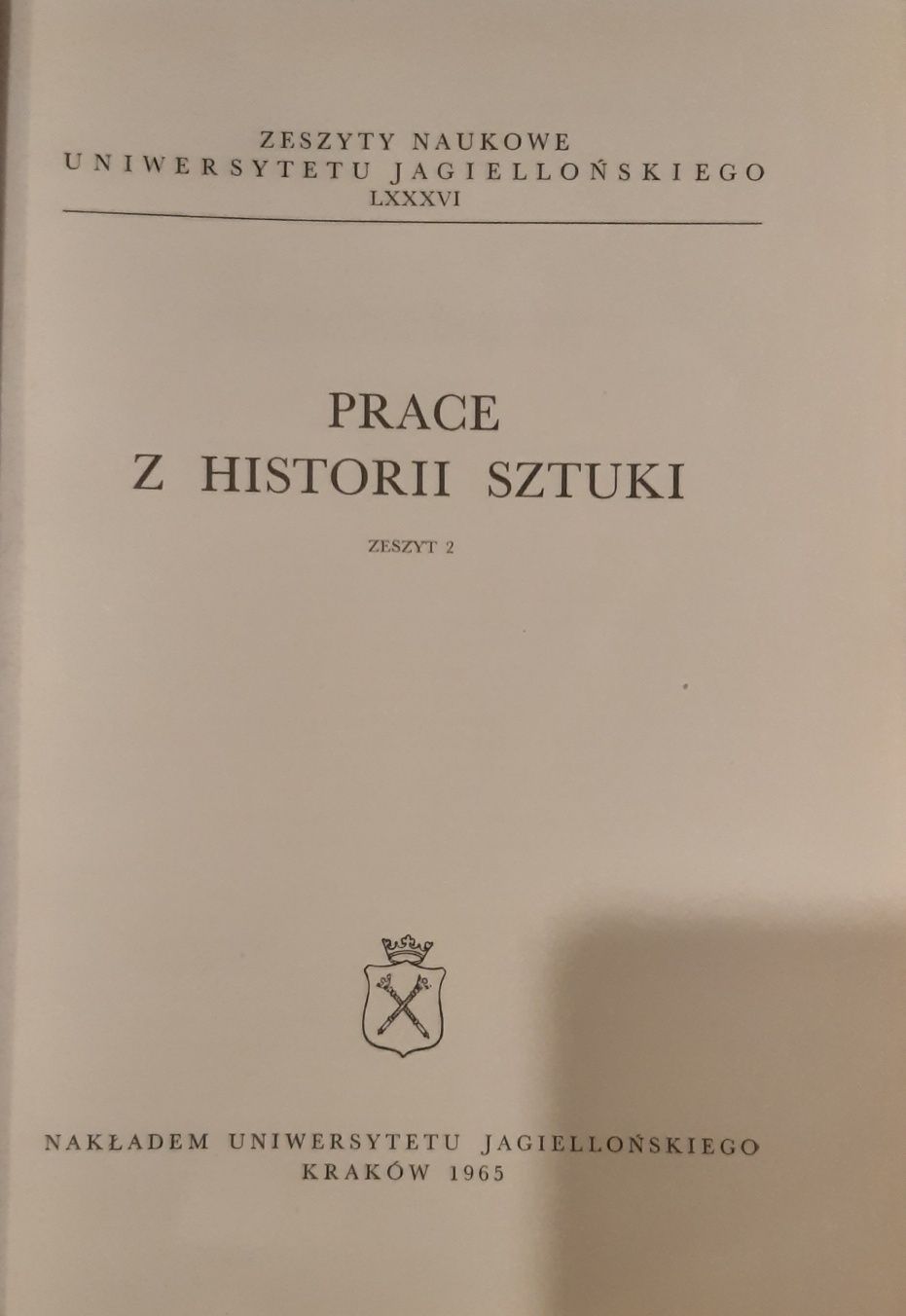 Prace z historii sztuki zeszyt 2